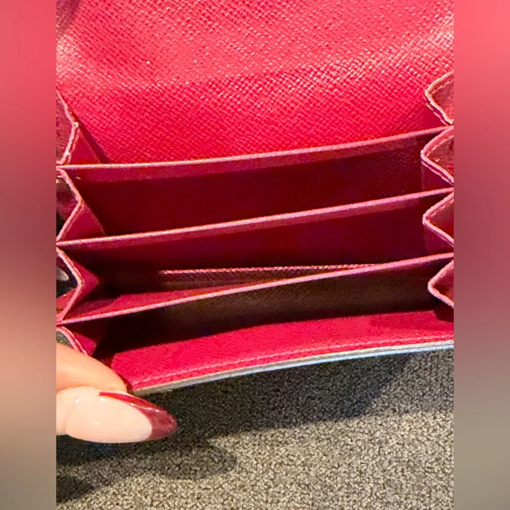 Louis Vuitton Sarah Style Multicartes Card Case - Fuchsia and Monogram - Picture 8 of 10